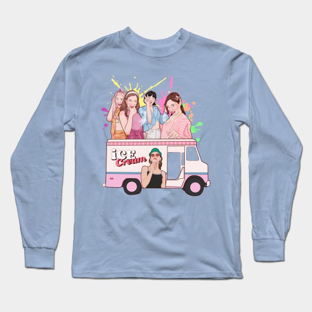 ICE CREAM Long Sleeve T-Shirt by ohnoballoons